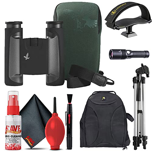 SWAROVSKI OPTIK 10x25 CL Pocket Binoculars Anthracite with Wild Nature Accessory Package
