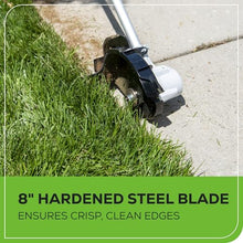 Greenworks 40V 8 in Cordless Electric Lawn Edger, 4.0 Ah Battery, Charger