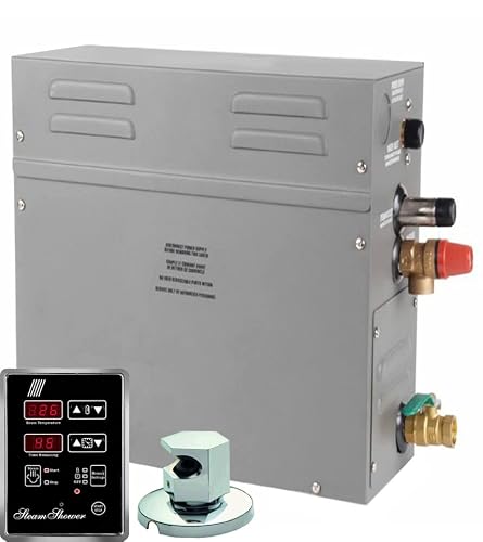 ALLZZY 12KW Steam Generator for Home Wet Sauna Shower Bath