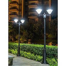 iumLeap Outdoor Solar Lamppostlight 2-Head Astreetlight Garden Exterior Path Pillarlamp Bollard Path Lamp Victorian Pillarpostlight Waterproof Ip65 Pillarlamp Mains Powered P(26cm*290cm)