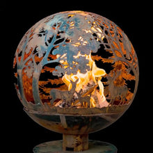 Esschert Design FF1011 Wildlife Fire Sphere, Rust Metal Finish - Large
