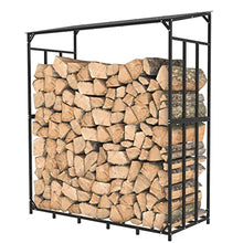 JDXQBLD Firewood Rack Extra Large Tall Outdoor Firewood Rack Square Stand Waterproof Fireplace Garden