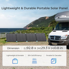 Renogy 300W Portable Solar Panel, 25% High Efficiency for Power Stations