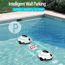Pool Cleaning Robot, Automatic Robotic Pool Cleaner,for Above and Inground Pools,Powerful Suction Automatic Pool Cleaners, Vacuum Slient Operation Lasts 150 Mins