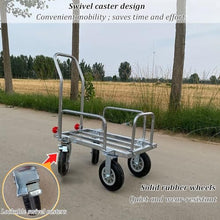 Foldable Garden Harvest Cart, Hand Truck for Orchard, Easy to Use