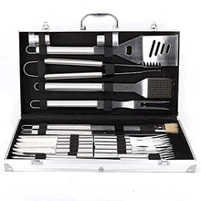 SDVantage BBQ Grill Accessories Set, Stainless Steel Grilling Accessories for Outdoor Camping, with Storage Box Complete BBQ Tools for Camping