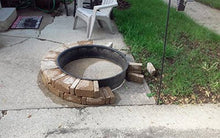 HIGLEY FIRE PITS Large 105 inch Diameter Steel Metal Fire Pit Campfire Ring 12 inch Deep