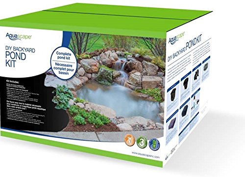 Aquascape DIY Backyard Pond Kit 6ft x 4ft Black
