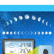 NSUQOA JSEIAJB Indoor Outdoor Temperature Humidity Meter Multi-Functional Color Screen Weather Clock Alarm