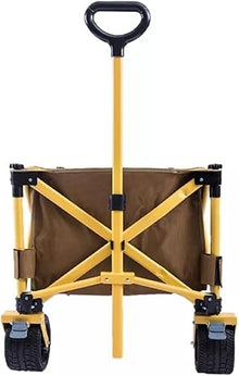 IRYZE Outdoor Utility Wagon Foldable Outdoor Utility Cart Foldable Wagon Cart Camp Shopping Picnic Luggage Trolley Mountain Pulley Pull-Cart Grocery Cart