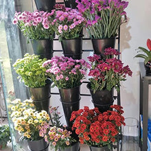 RWGOVLU Flower Stands For Indoor Plants Flower Rack Display Stand Plant Shelf With Wheels For Fresh Flower Sho