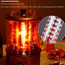 MNSRRN Electric Skewer Machine, Smokeless Automatic Rotary Barbecue Machine 0°-200° Adjustable Temperature with Oil Pan, Suitable for 4-6 People Barbecue Oven Cup