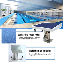 Eastnmythet Pool Diving Platform with Stainless Steel Base, Heavy Duty Swimming Pool Diving Board with Non-Slip Strips, for Home Pools and Competition B