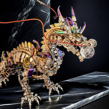 ModelForgeX DIY Mechanical Dragon Model Kit 3D 50cm Metal Punk 2030+ PCS Multicolor