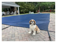 Winter Inground Pool Safety Cover for Rectangle/Oval/Kidney Shaped Pools, Heavy Duty Swimming Pool Protective Covers with Hardware Kit, Rectangular High Strength PP Mesh Extra Durable(3m x 6m/10ft x 1