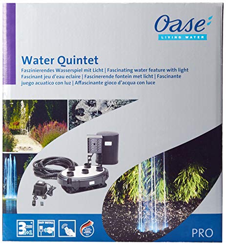OASE Water Quintet Fountain/Light Kit White