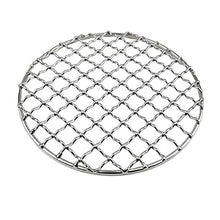 Camping Grill Grate Stainless Steel Mesh Grill Bushcraft Grill Camping Rack for Fire Cooking BBQ Backpacking Campfire Rated (Color : A Size : Square) (A Round)