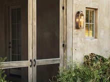 Hinkley Rowley Collection Two Light Outdoor Wall Mount Light Antique Brass