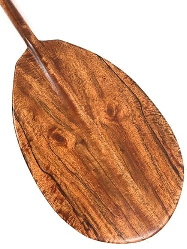 Tikimaster Owl Design Mango Decorative Paddle 60 in Yellow