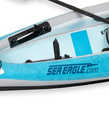 Sea Eagle EZLITE 10 Ultralight Inflatable Kayak White/Turquoise Blue/Yellow