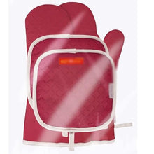 UOHLCX HBJWOV Set Of Oven Mitt And Heat Resistant Pot Holder Pad Protective Gloves The Goods For Kitchen