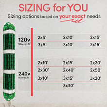 WarmlyYours PowerMat Snow Melting Mat, 3 x 10 ft, 30 sqft