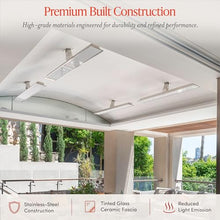 Bromic Platinum Smart Heat 2300W Electric Patio Heater - Radiant Infrared, 220V-240V, Black Finish - BH0320003
