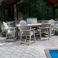 Highwood Hamilton Adirondack 7pc Counter Height Dining Set 84" x 42" Harbor Gray