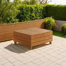 Alaterre Furniture Outdoor Coffee Table, Brown, 32” x 15”