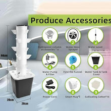 BTURYT Hydroponic Culture System of 30 Capsules for Garden, Air Cultivation System for Herbs, Fruits and Vegetables with Moisturizing Pump, Adapter, Network Pots, Herbs Timer