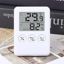 ASWRTYJO ABS Electronic Thermometer Hygrometer Indoor Kitchen Refrigerator Digital Display Watch Strap Stand