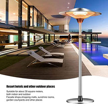 Electric Infrared Patio Heater, Freestanding Adjustable Outdoor Heater, 3 Heat settings, for Indoor/Outdoor, Garage and Backyard