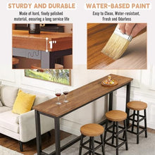 ORNDYDM Bar Table for Indoor,41 Inch Counter Height Table,High Top Table for Kitchen Dining,Home,Patio,Balcony,Backyard,Cafe