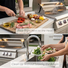 BLAZE BBQ Outdoor Package of 32” LTE Built-in Gas Grill, Dop-In Single Side Burner, 32” Door & Two Drawers Combo, 20” Compact Refrigerator and Accessories (Grill Cover, Fridge Trim and Rotisserie Kit)