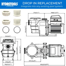 Swimline Hydrotools Variable Speed Pool Pump Beige
