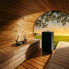 HUUM CORE6 6.5KW Series, Sauna Heater, Customizable Exterior with Control (Sauna Stones Included) (6.5k.W Black Stainless Steel, UKU WiFi - Black)