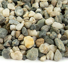 Landscape Rock and Pebble | 2000 Pounds | Natural, Decorative Stones and Gravel for Landscaping, Gardening, Potted Plants, and More (Glacier, 3/8 Inch)