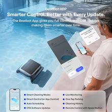 Beatbot iSkim 24/7 Solar Pool Skimmer Robot with App Control, 9L Basket