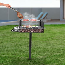 WTIOPJ Large Heavy Duty Charcoal Grill Black
