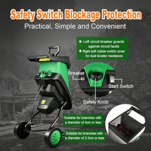 Rapid Electric Garden Shredder & Leaf Mulcher Machine