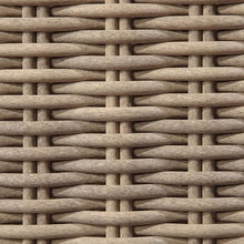Meridian Furniture 55001Beige-S2 Seacrest Collection Modern | Contemporary Patio Modular Loveseat with Wicker, Olefin Water Resistant Fabric, Aluminum Frame, 85.25" W x 38.75" D x 33.5" H, Beige