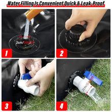 50 200 400 500 Gal Water Tank for Emergency Water, Large Capacity Water Storage Bags for Camping/ Folding Water Storage Bladder for Rv/Outdoor/Garden Irrigation/Farm, Black ( Color : B , Size : 1.8x1.