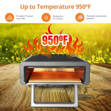 Portable Propane Gas Pizza Oven, 12 Inch with Foldable Legs, Accessory Kit