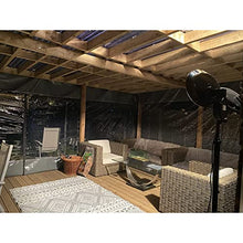 Outdoor Clear Tarp Curtain, PVC Heavy Duty Waterproof Tarpaulin Side Panels with Eyelets, Transparent Tarpaulin Partition Rain Curtain for Pergola, Porch, Gazebo, Patio,W×H-3.8×2.2m(12.5 * 7.2ft)