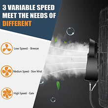 OREKPOT Misting Fan with Oscillation, Adjustable Height, Large Water Tank, and Multiple Power Settings for Outdoor Cooling