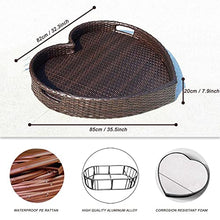 ERoomQ Floating Tray for Pool Hot Tub Breakfast Water Basket Bamboo - Outdoor Rattan Serving Swimming Pool Floating Food Tray Waterproof Durable (White)