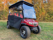 DOORWORKS GOLF CART ENCLOSURES DoorWorks Track Enclosure Black Sunbrella Canvas Evolution D5