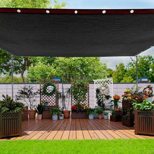 HYDBCNA Shade Cloth for Garden 99% Shading Rate Black Privacy Shade Netting