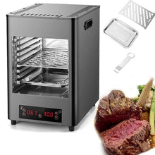 PtaTritious 1700W/3400 W Electric Steak Broiler. Infrared Grill Steakhouse Grill Electric Steak Broiler, Temperature Adjustable for Cooking Steak, Lamb Chops, Chicken, Pizza B