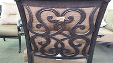 Patio Land Santa Anita Outdoor Patio Set of 4 Swivel Rocker Club Chairs Dark Bronze